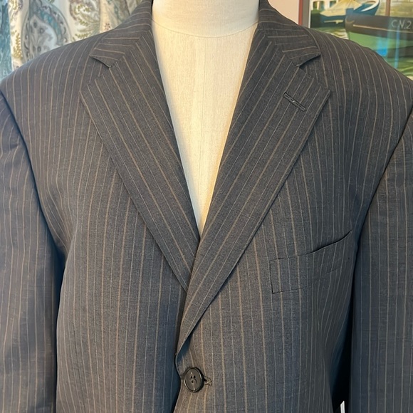 ERMENEGILDO ZEGNA 💯 WOOL BLAZER SZ L-XL - Picture 2 of 14